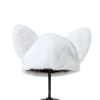 BlackWhite Cute Ears Warm Bucket Hats Wwbh2410-010 (3)