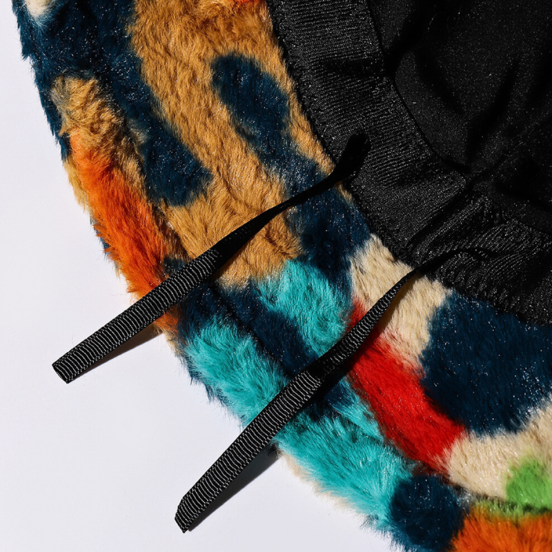 Colorful Jacquard Faux Fur Bucket Hats Wwbh2410-03 (8)