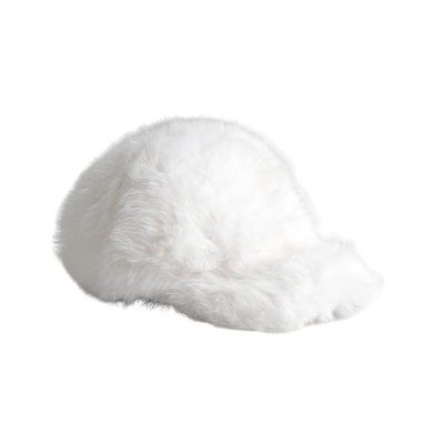 Custom Faux Fur Plain Winter Baseball Caps Ww2410-06 (3)