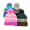 Custom Multicolor Jacquard Pompom Beanies BP-231017-1