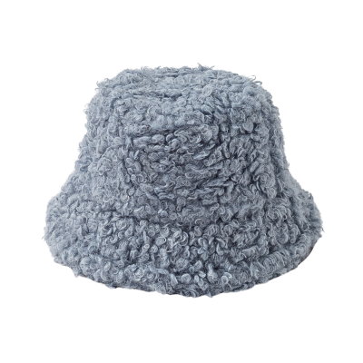 Custom Plain Faux Fur Winter Bucket Hats Wwbh2410-09 (2)