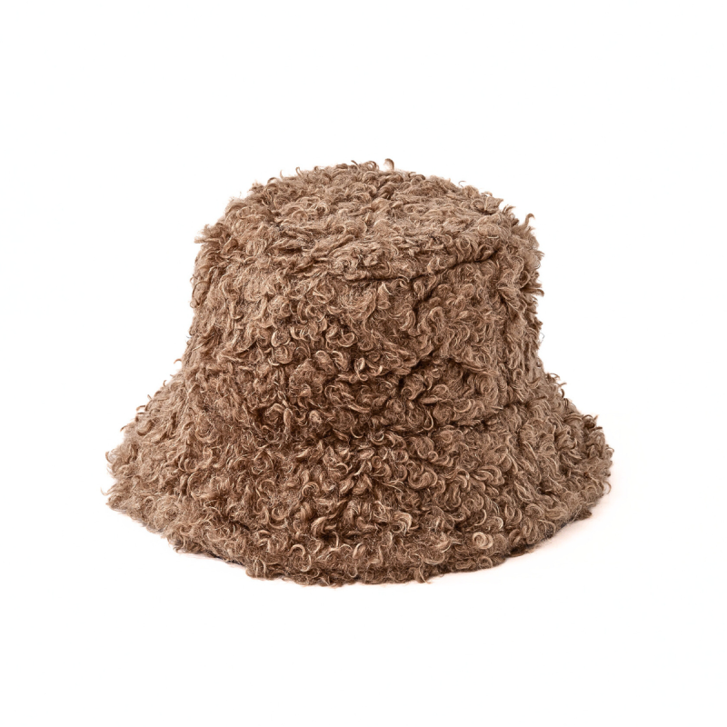 Custom Plain Faux Fur Winter Bucket Hats Wwbh2410-09 (3)