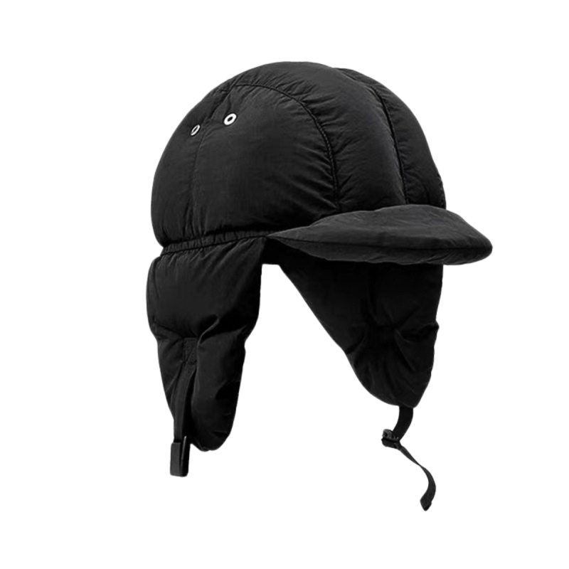 Custom Plain Windproof Flat--Brim Trapper Hats Wt2410-17 (4)
