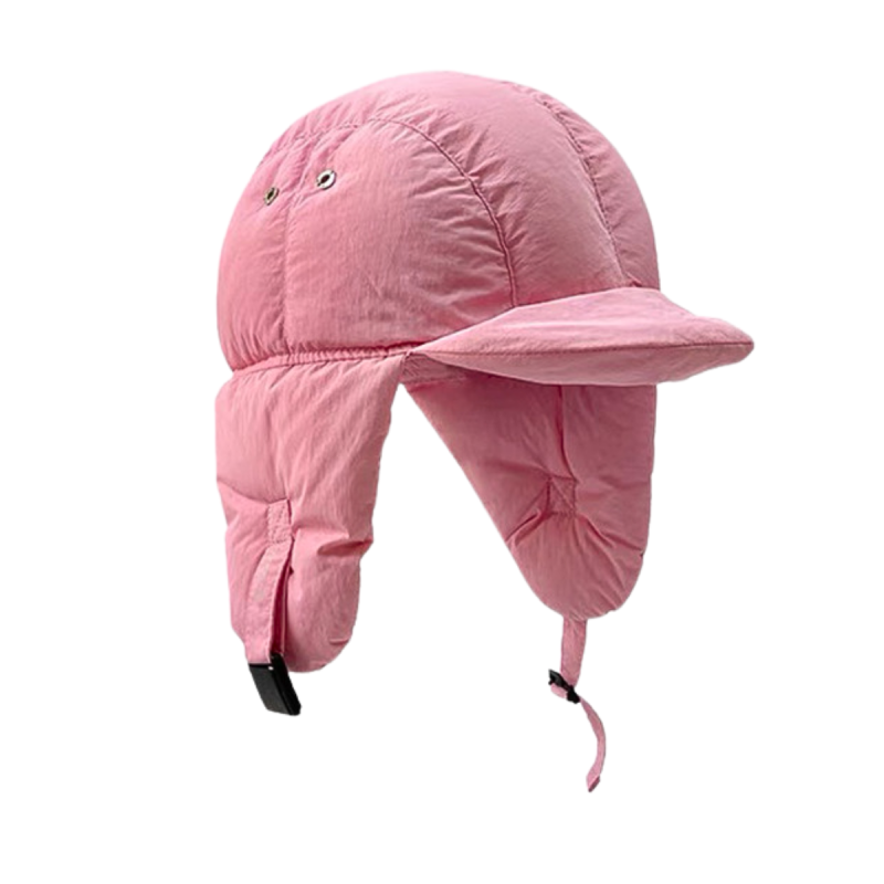 Custom Plain Windproof Flat--Brim Trapper Hats Wt2410-17 (5)