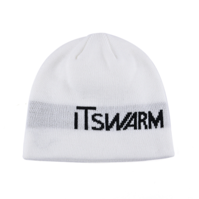 Jacquard Letter Short Cuffless Beanies SFA-220923-06 (2)