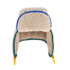 Kids Faur Fur Patchwork Earflap Trapper Hat Wkwh2410-04 (1)