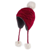 Kids Strap-Tied Pompom Earflap Beanies Wk2410-08 (6)