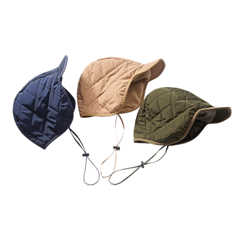 Plain-Colored Winter Drawstring Brimmed Earflap Hats We2410-5 (9)