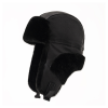 Plain Faux Fur Trapper Hats with Plastic Buckle Wt2410-4 (1)