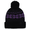 Two-Tone Jacquard Knit Pompom Beanies PB-FD0004 (4)