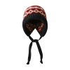 Variegated Knitted Long Earflap Beanies Wbeh2410-03 (4)