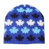 Custom Jacquard Logo Plain Streetwear Acrylic Beanie For Women