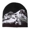 Custom Jacquard Logo Plain Streetwear Acrylic Beanie For Women