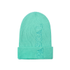 Custom Embroidered Cuffed Slouchy Beanies - cyan BB-231017-8