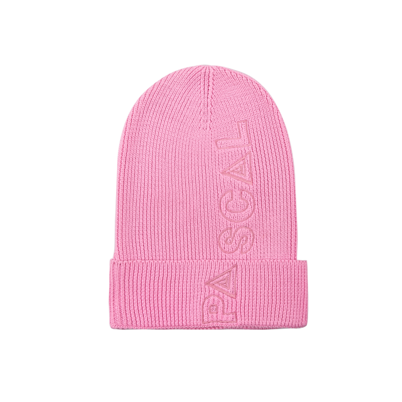 Custom Embroidered Cuffed Slouchy Beanies, pink BB-231017-8