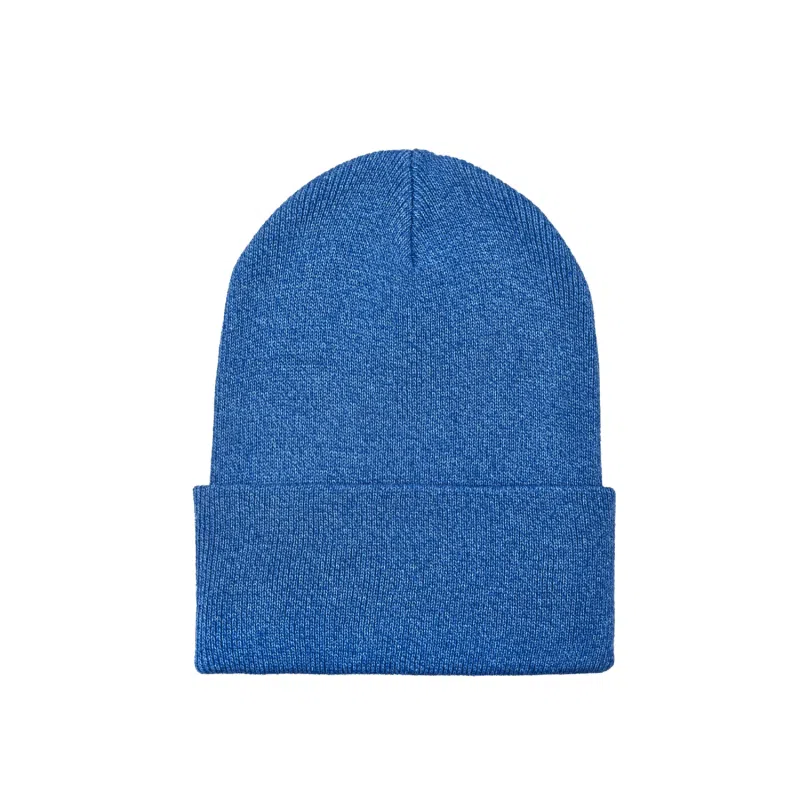 Maßgefertigte schlichte Slouchy-Mützen mit Umschlag – blau BB-231017-9
