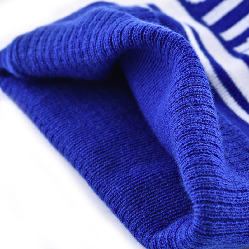 Embroidered Jacquard Knit Pompom Beanie KN2012172 (1)