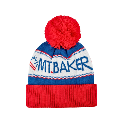 Jacquard Knitted Cuffed Pompom Beanies BP-230922 (2)
