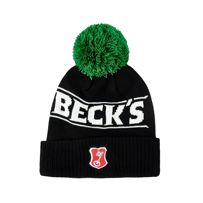 Jacquard Knitted Cuffed Pompom Beanies BP-230922 (3)