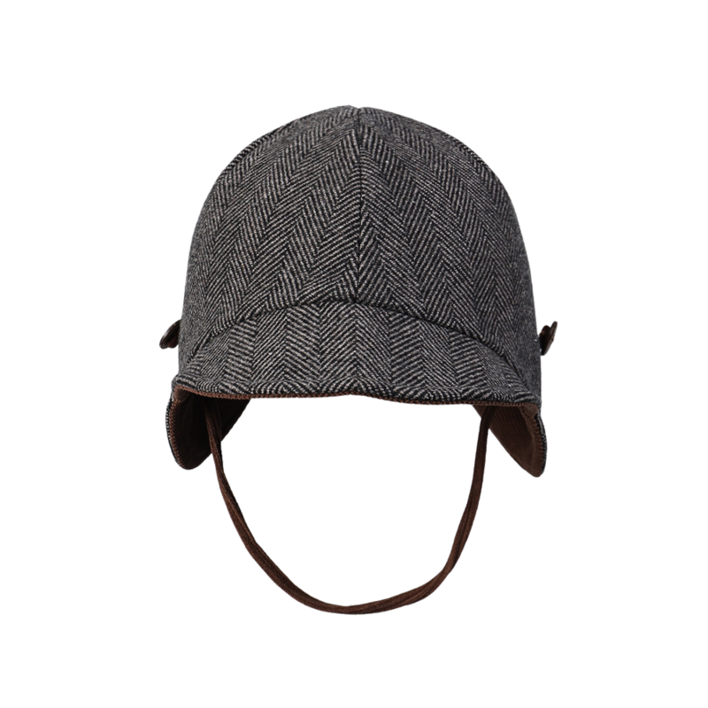 Winter Plain Adjustable Earflap Hats We2410-8 (3)