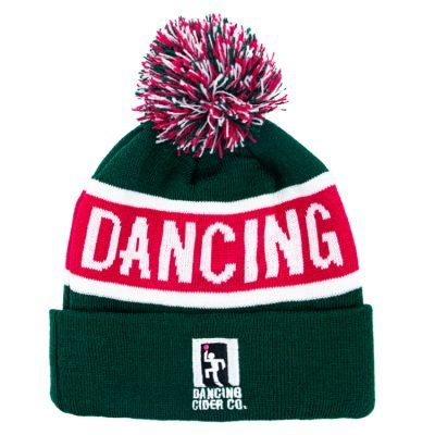 Winter Acrylic Jacquard Custom Pom Pom Beanie With Embroidery Logo