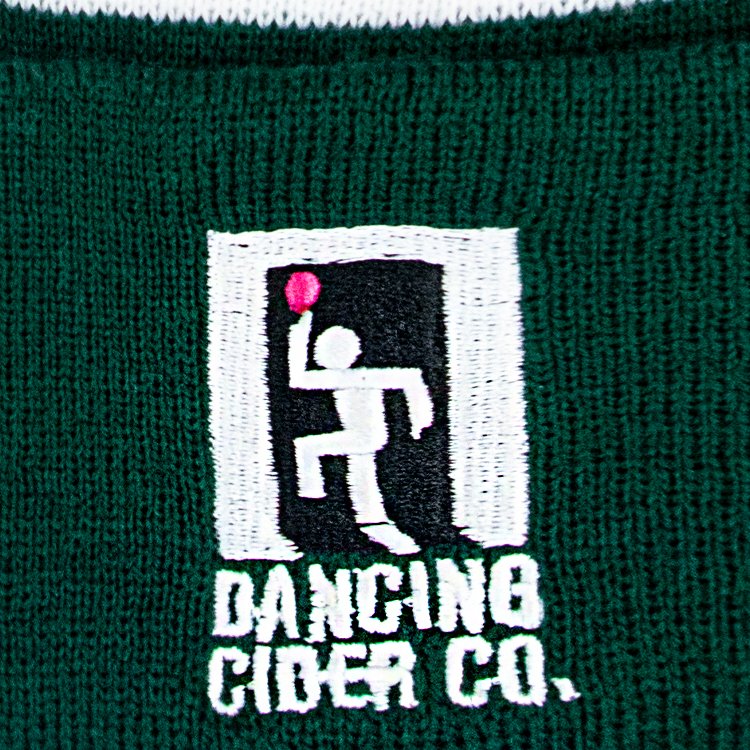 Winter Acrylic Jacquard Custom Pom Pom Beanie With Embroidery Logo