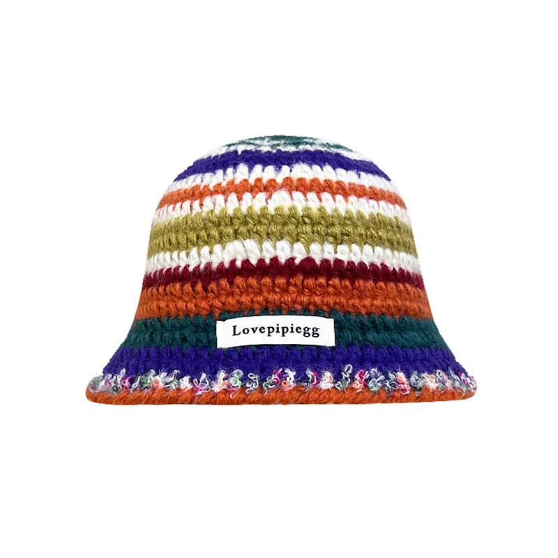custom knitted bucket hat