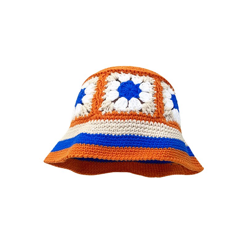 Knitted Crochet Bucket Hat