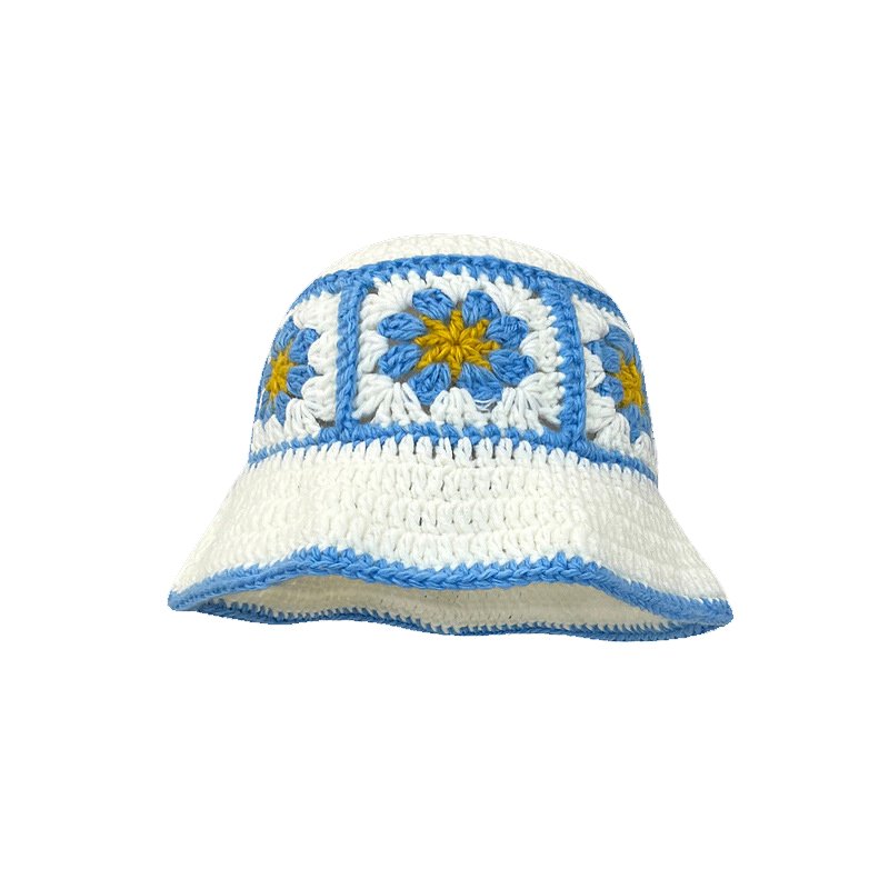 custom knitted bucket hat