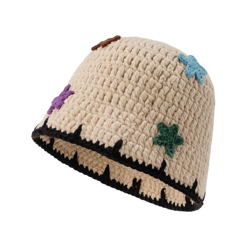 Knitted Crochet Bucket Hat