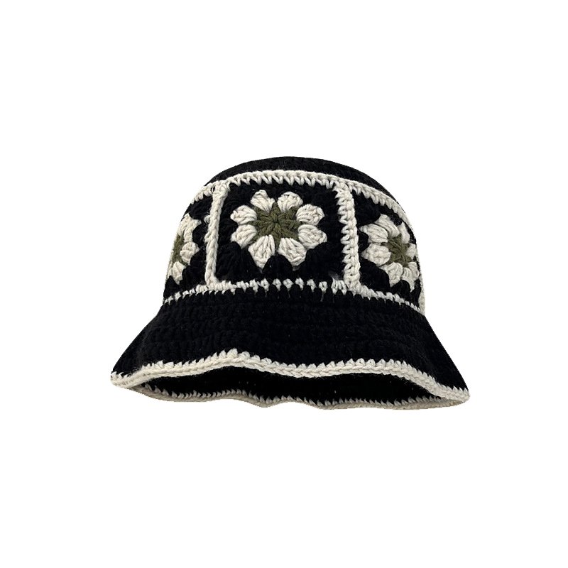 custom knitted bucket hat
