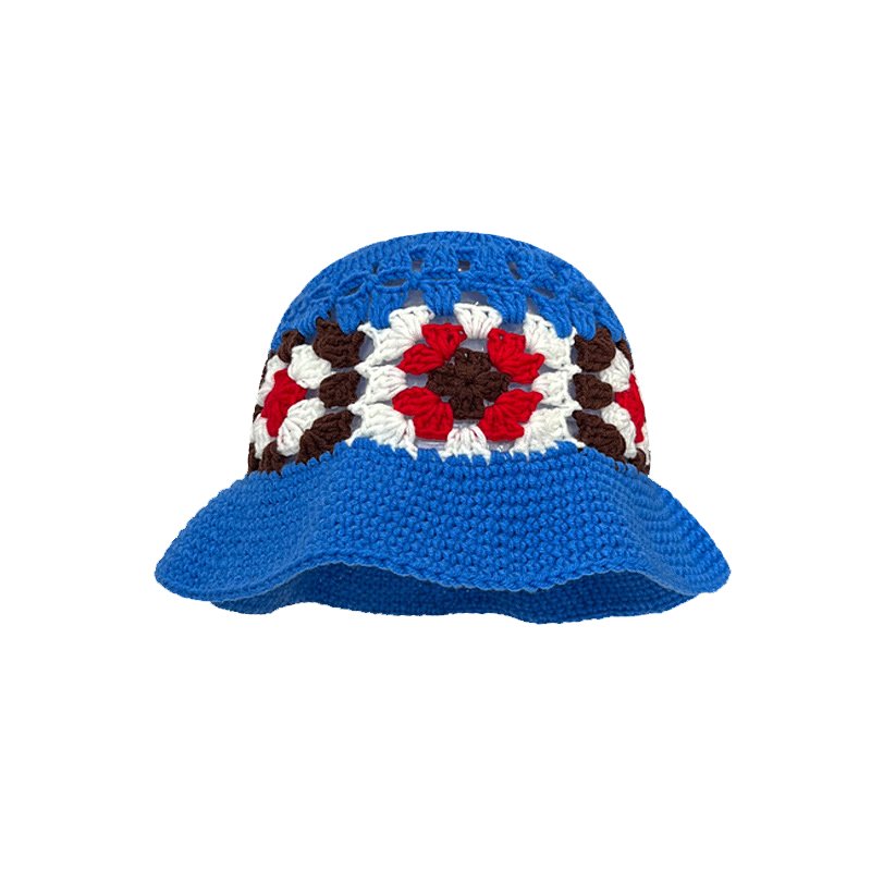 custom knitted bucket hat