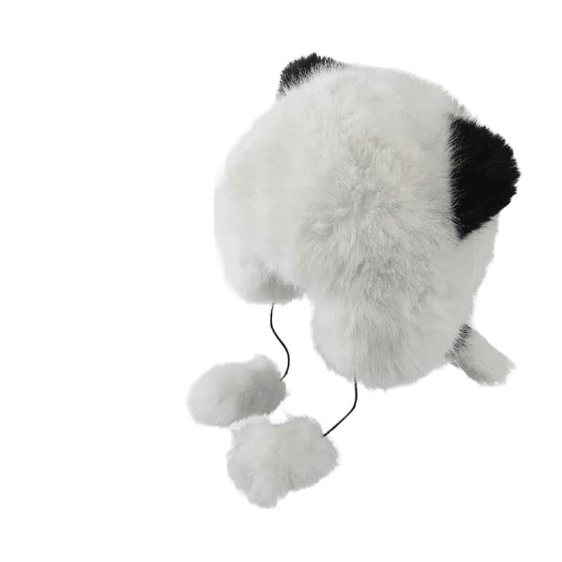 Cute and Versatile Little Raccoon Plush Hat  Earflap Trapper Hat