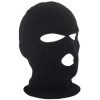 Designer Acrylic Pure Color 3 Hole Ski Mask Winter Hat