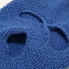 Designer Acrylic Pure Color 3 Hole Ski Mask Winter Hat