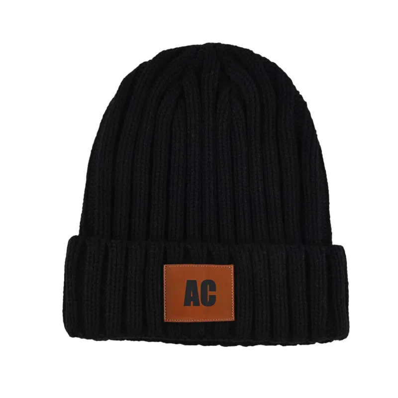 Bonnet à revers en tricot torsadé 100 % coton PB-FB0001 (2)