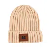 Bonnet à revers en tricot torsadé 100% PB-FB0001 (3)