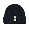 Dark Blue Custom Plain Color Label Cuffed Beanies PB-FB0012