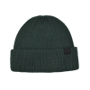 Dark Green 100% rPET Woven Label Knit Cuffed Beanies PB-FA0005