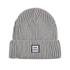 Gray Plain-Colored Woven Cuffed Beanies PB-FB0004