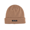 Khaki Waffle Knit Woven Label Cuffed Beanies KN2103121