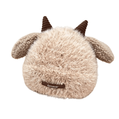 Light Khaki Little Kids Cute Goat Horns & Ears Winter Hats Wk2410-015