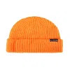 Orange gewebtes Etikett, Fischer-Mütze mit Umschlag BF-230915-01
