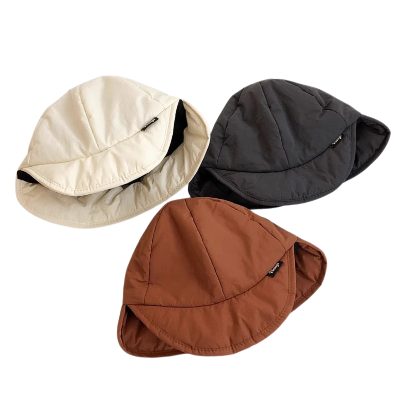 Puffer Drawstrings Brim Earflap Hats We2410-12 (5)