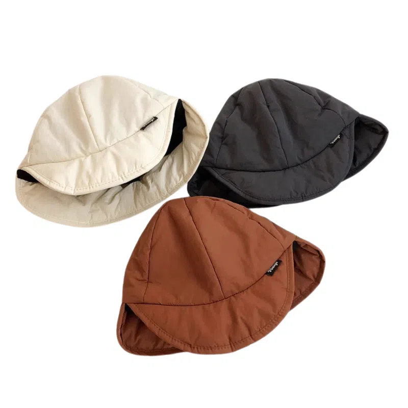 Puffer Drawstrings Brim Earflap Hats We2410-12 (5)
