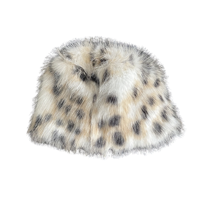 Various Leopard Plush Bucket Hats Wwbh2410-012 (1)