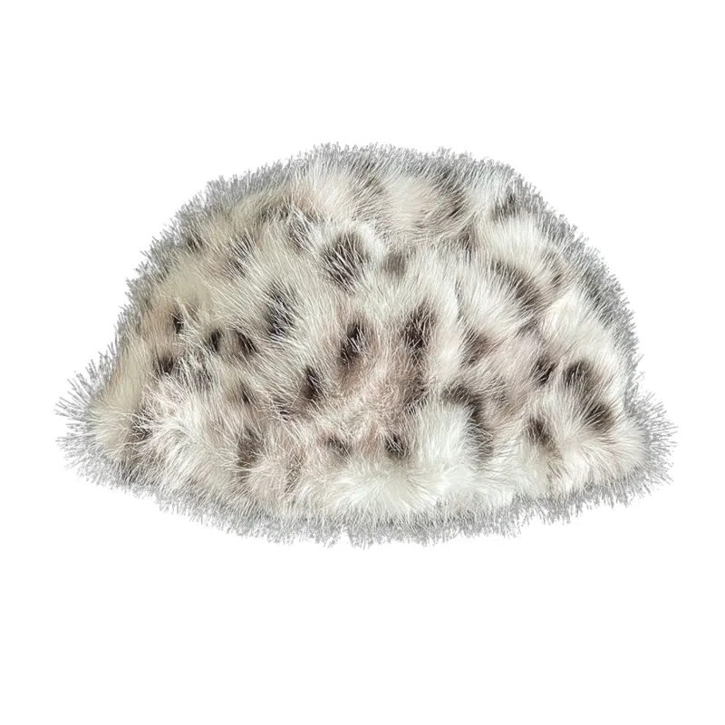 Divers chapeaux bob en peluche léopard Wwbh2410-012 (4)