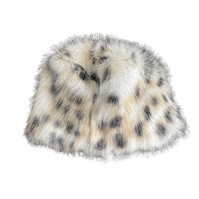 Various Leopard Plush Bucket Hats Wwbh2410-012 (6)