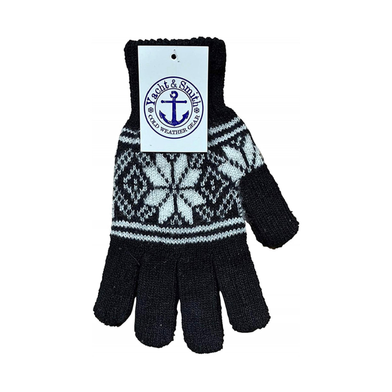 Winter Jacquard Knit Warm Gloves Wa2410-02 (2)