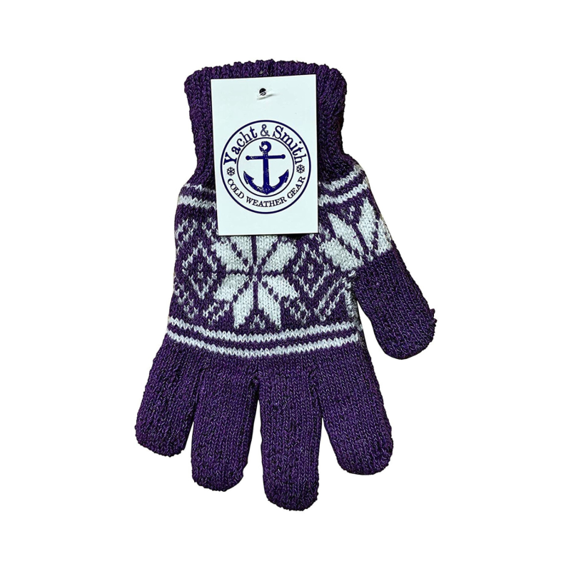 Winter Jacquard Knit Warm Gloves Wa2410-02 (6)